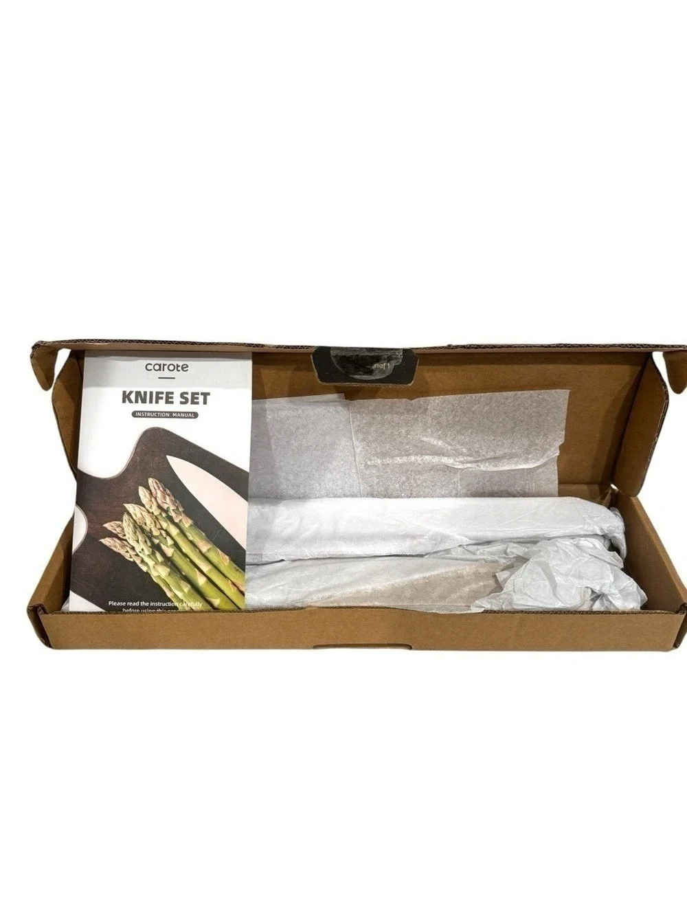 Carote Knife Set 12 Piece Neutral Colors Stainless Steel Ceramic Coating Knives